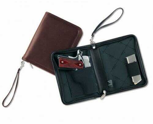 Galco DEFBLK Defense Planner 2-4" Barrel Standard Auto Leather Black                                                    